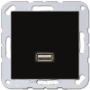 JUNG A500 черный розетка USB