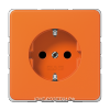 JUNG CD 500/CD plus Оранжевый Розетка с/з безвинт зажим
