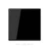 Выключатель 1-клавишный, цвет Черный, JUNG A500