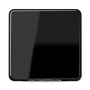 Выключатель 1-клавишный проходной (с двух мест), цвет Черный, JUNG CD500/CD Plus