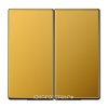 Выключатель 2-клавишный, цвет Золото, JUNG LS990 