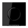 Светорегулятор поворотный 400Вт, цвет Черный, JUNG LS990 