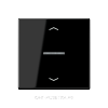 JUNG А 500 Черный Накладка нажимного электронного жалюзийного выключателя