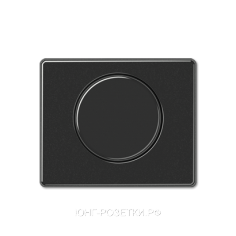 Светорегулятор поворотный 400Вт, цвет Черный, JUNG SL 500