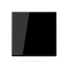 Выключатель 1-клавишный проходной (с двух мест), цвет Черный, JUNG A500