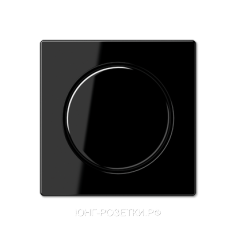 Светорегулятор поворотный 400Вт, цвет Черный, JUNG A500