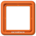 JUNG CD 500 Оранжевый Рамка 1-я