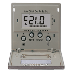 JUNG LS 990 Антрацит Дисплей термостата с таймером