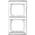 Рамка 2-ая (двойная) вертикальная, цвет Белый, SL500, Jung